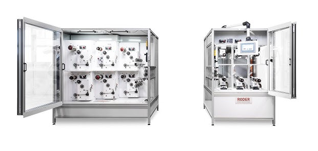 Rewinding of wire or tube onto adapted spools