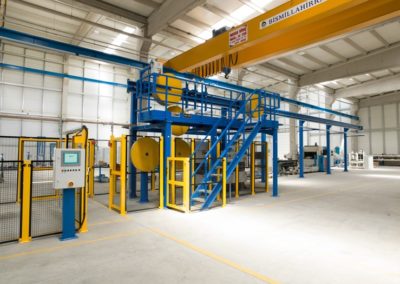 Horizontal accumulator