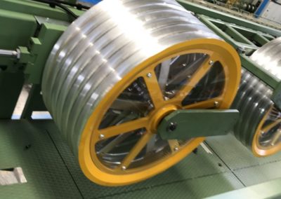 Horizontal accumulator