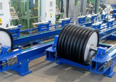 Horizontal accumulator