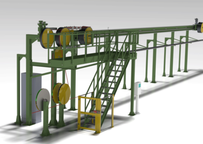 Horizontal accumulator